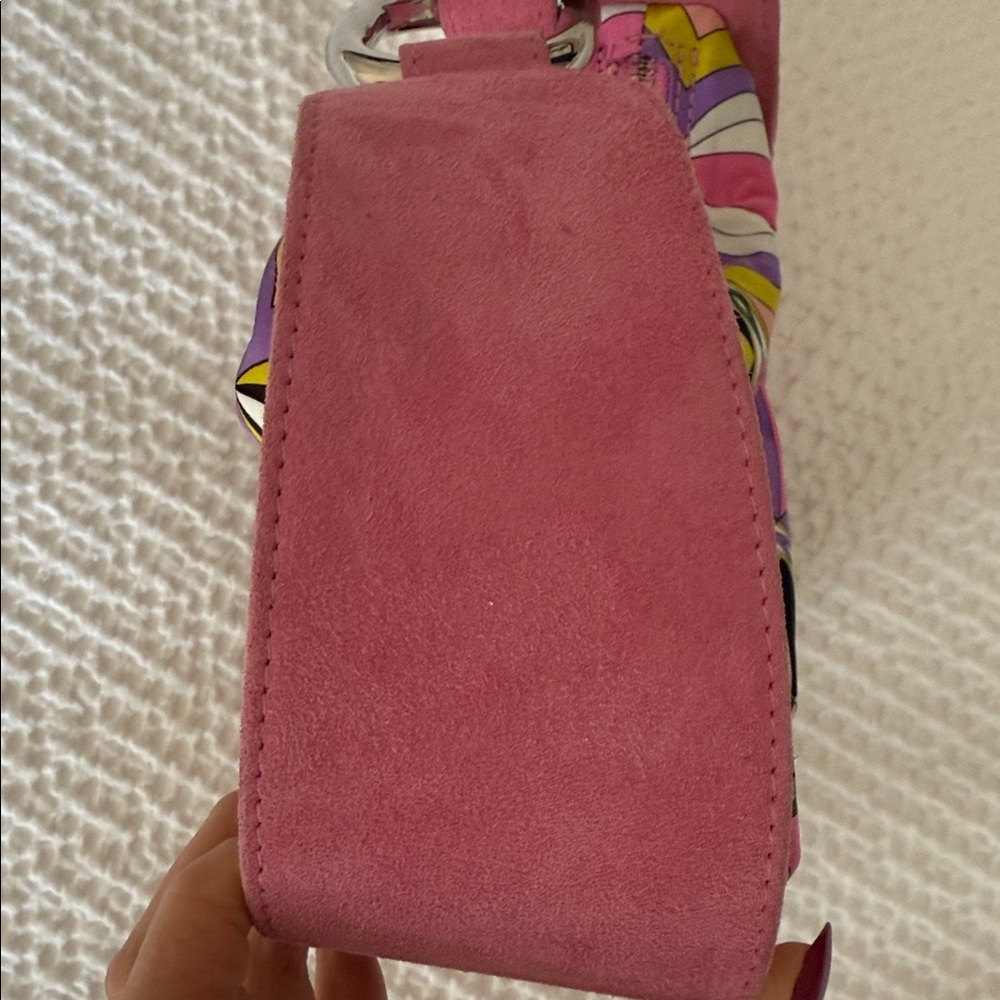 Emilio Pucci Pink and Multicolor Shoulder Bag - Picture 6 of 16